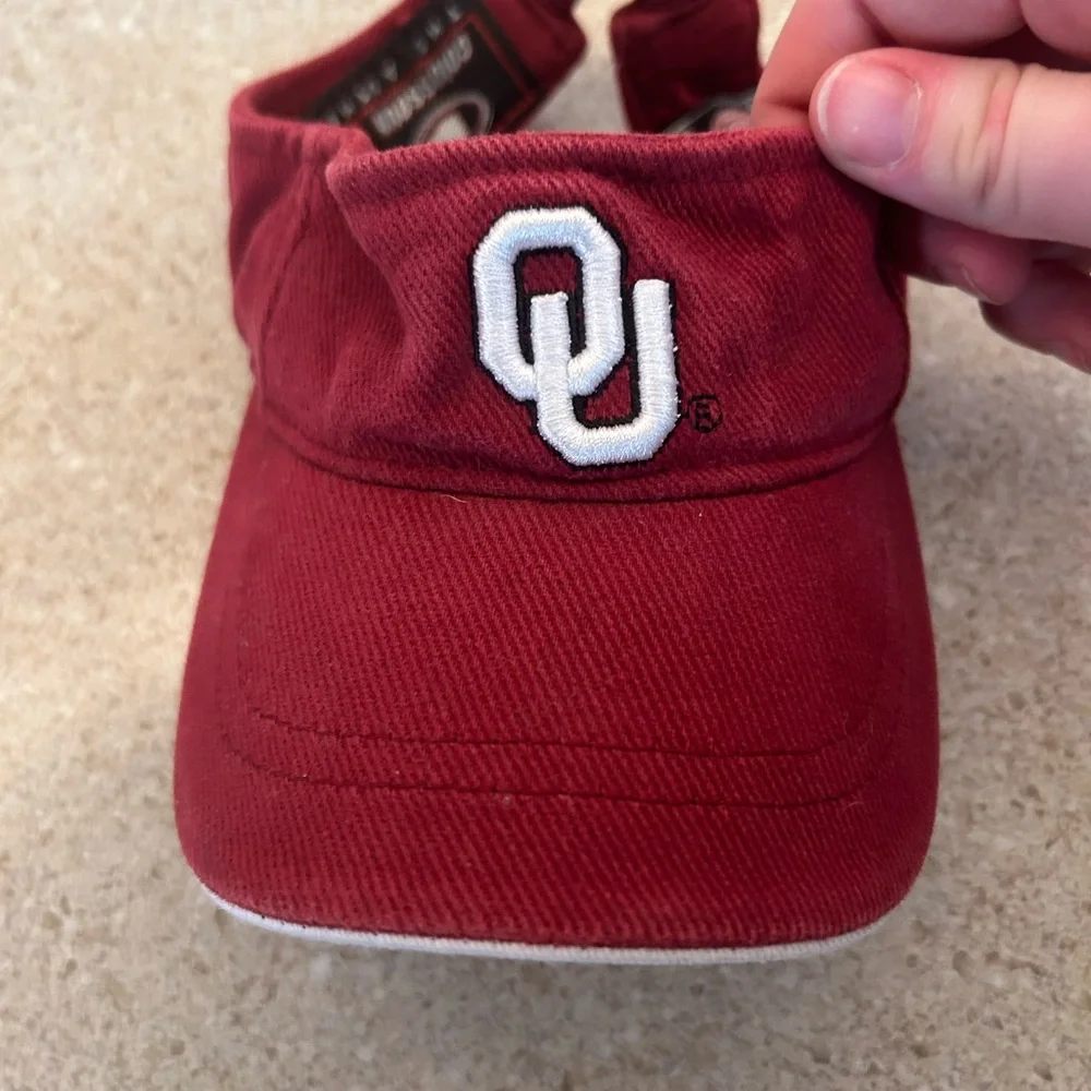 Vintage University of‎ Oklahoma Colosseum Baby Infant Visor